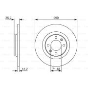 Слика 1 на кочионен диск BOSCH 0 986 479 118