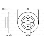 Слика 5 на кочионен диск BOSCH 0 986 479 128