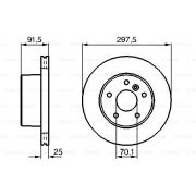 Слика 1 $на Кочионен диск BOSCH 0 986 479 146