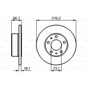 Слика 5 на кочионен диск BOSCH 0 986 479 161