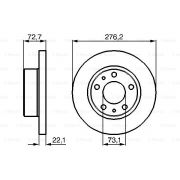 Слика 5 на кочионен диск BOSCH 0 986 479 162