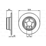 Слика 5 $на Кочионен диск BOSCH 0 986 479 167