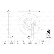 Слика 5 на кочионен диск BOSCH 0 986 479 183