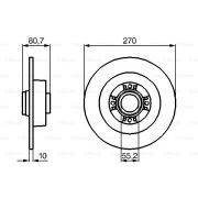 Слика 5 на кочионен диск BOSCH 0 986 479 196