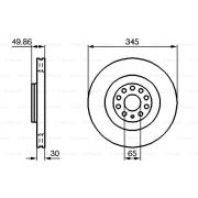 Слика 5 на кочионен диск BOSCH 0 986 479 204