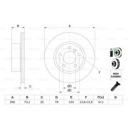 Слика 5 $на Кочионен диск BOSCH 0 986 479 214