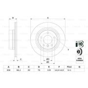 Слика 5 на кочионен диск BOSCH 0 986 479 218