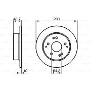 Слика 1 $на Кочионен диск BOSCH 0 986 479 225