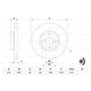 Слика 5 $на Кочионен диск BOSCH 0 986 479 245