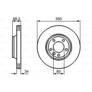 Слика 5 на кочионен диск BOSCH 0 986 479 249