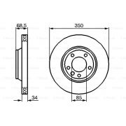 Слика 5 на кочионен диск BOSCH 0 986 479 251