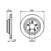 Слика 5 на кочионен диск BOSCH 0 986 479 259