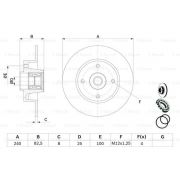 Слика 5 $на Кочионен диск BOSCH 0 986 479 278