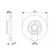 Слика 5 на кочионен диск BOSCH 0 986 479 301