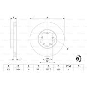 Слика 5 $на Кочионен диск BOSCH 0 986 479 307