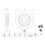 Слика 5 на кочионен диск BOSCH 0 986 479 309