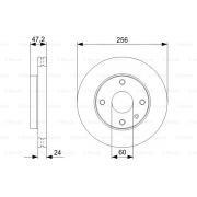 Слика 5 на кочионен диск BOSCH 0 986 479 328