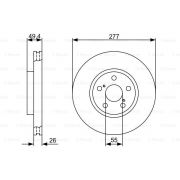 Слика 5 на кочионен диск BOSCH 0 986 479 340