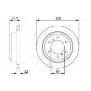 Слика 5 на кочионен диск BOSCH 0 986 479 373