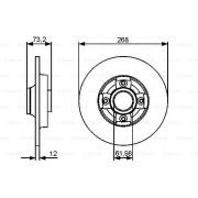 Слика 5 на кочионен диск BOSCH 0 986 479 383