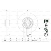 Слика 5 на кочионен диск BOSCH 0 986 479 387