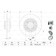 Слика 5 на кочионен диск BOSCH 0 986 479 400