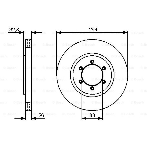 Слика на Кочионен диск BOSCH 0 986 479 416