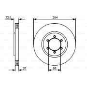 Слика 1 $на Кочионен диск BOSCH 0 986 479 416