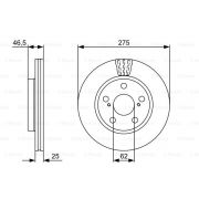 Слика 1 на кочионен диск BOSCH 0 986 479 428