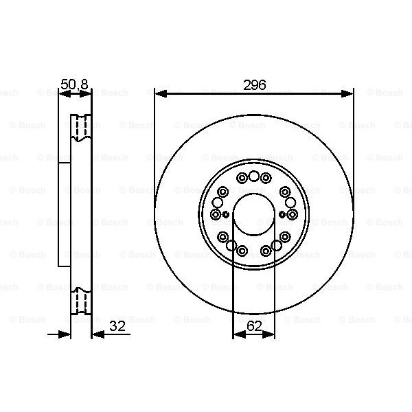 Слика на Кочионен диск BOSCH 0 986 479 429