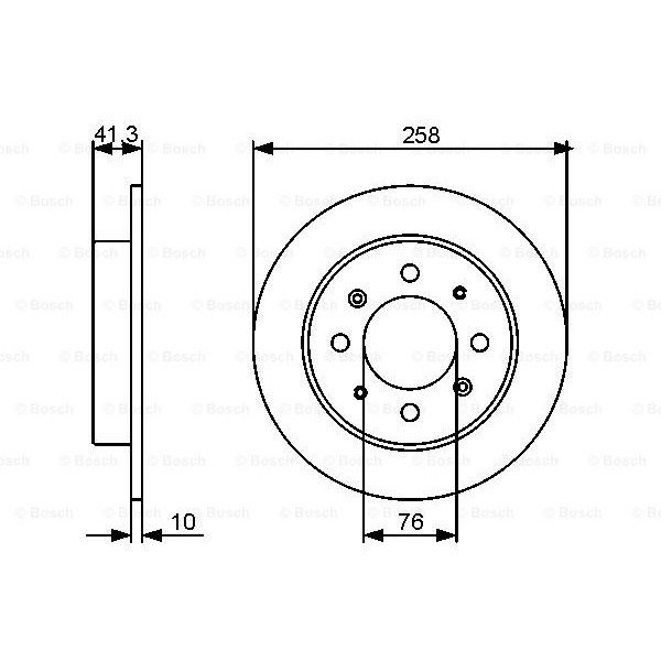 Слика на Кочионен диск BOSCH 0 986 479 462