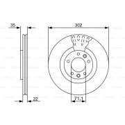 Слика 1 на кочионен диск BOSCH 0 986 479 500