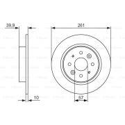 Слика 1 $на Кочионен диск BOSCH 0 986 479 597