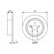 Слика 1 $на Кочионен диск BOSCH 0 986 479 613