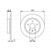 Слика 5 на кочионен диск BOSCH 0 986 479 645