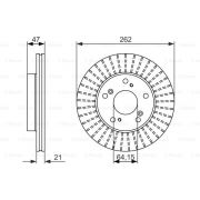 Слика 1 на кочионен диск BOSCH 0 986 479 687