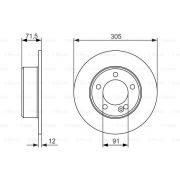 Слика 1 на кочионен диск BOSCH 0 986 479 714