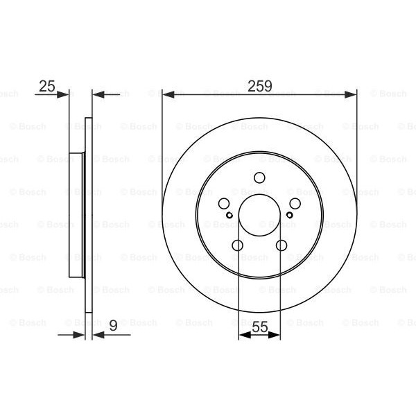 Слика на Кочионен диск BOSCH 0 986 479 721