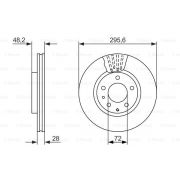 Слика 1 на кочионен диск BOSCH 0 986 479 758