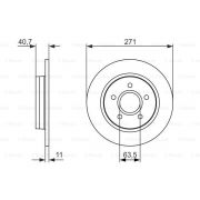 Слика 1 на кочионен диск BOSCH 0 986 479 763