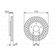 Слика 1 на кочионен диск BOSCH 0 986 479 783