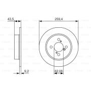 Слика 1 $на Кочионен диск BOSCH 0 986 479 792