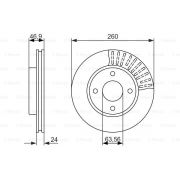 Слика 1 на кочионен диск BOSCH 0 986 479 837