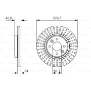 Слика 1 $на Кочионен диск BOSCH 0 986 479 885