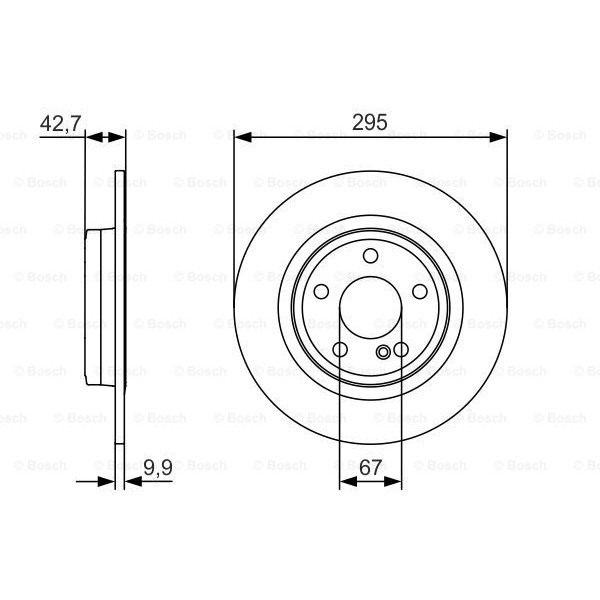 Слика на Кочионен диск BOSCH 0 986 479 A04