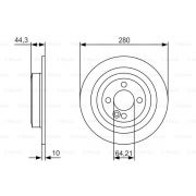 Слика 1 $на Кочионен диск BOSCH 0 986 479 A08