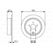 Слика 1 на кочионен диск BOSCH 0 986 479 A10