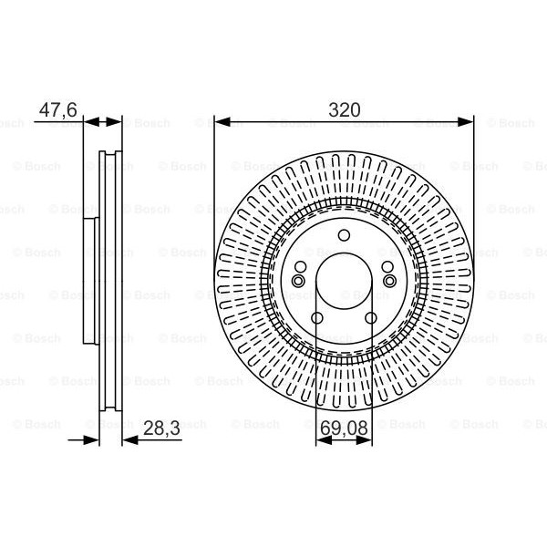 Слика на Кочионен диск BOSCH 0 986 479 A21