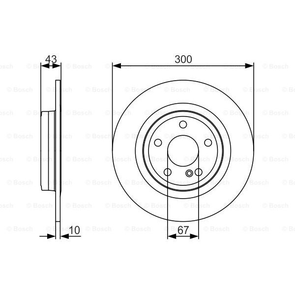 Слика на Кочионен диск BOSCH 0 986 479 A38