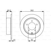 Слика 1 на кочионен диск BOSCH 0 986 479 A39